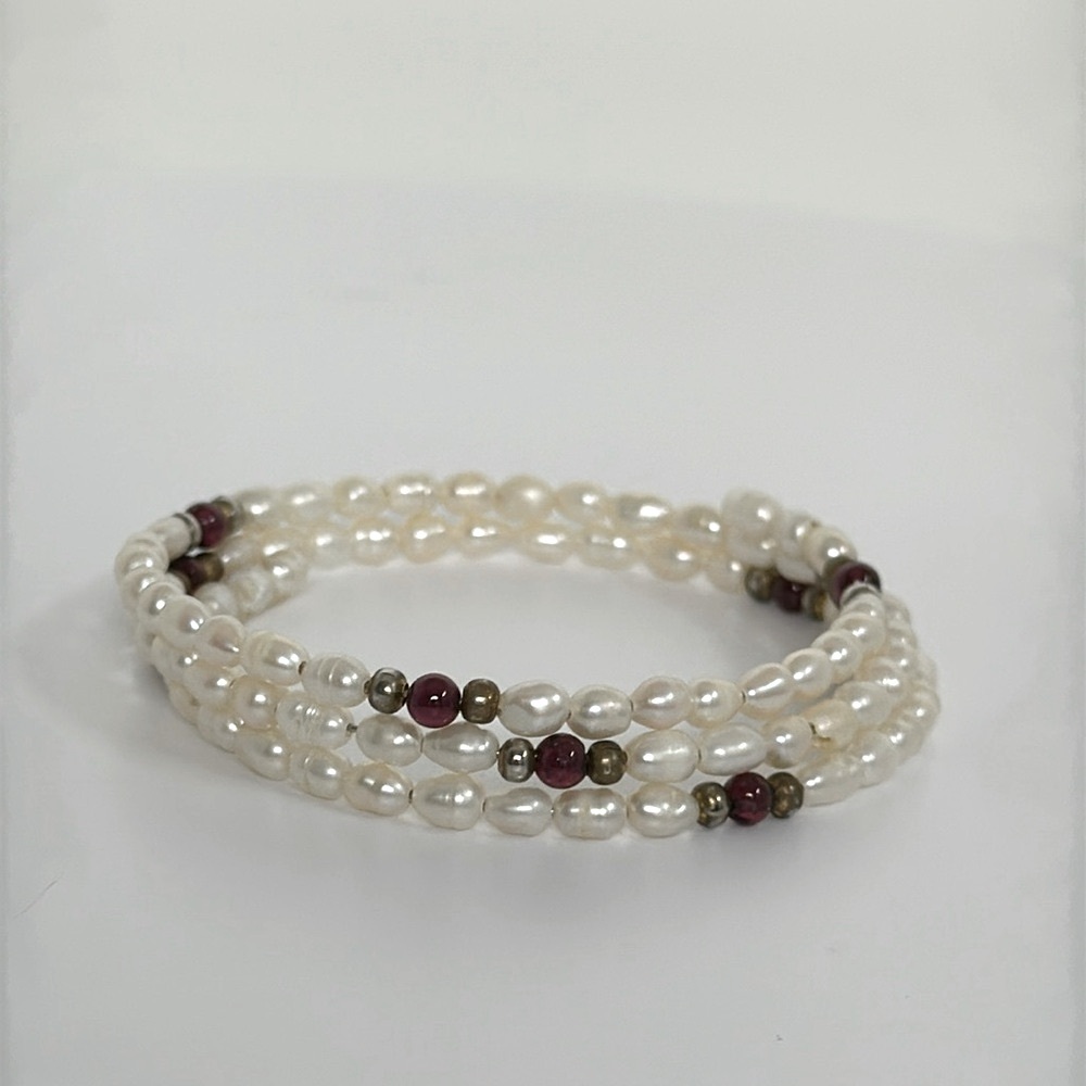 freshwater pearls real amethyst bracelet